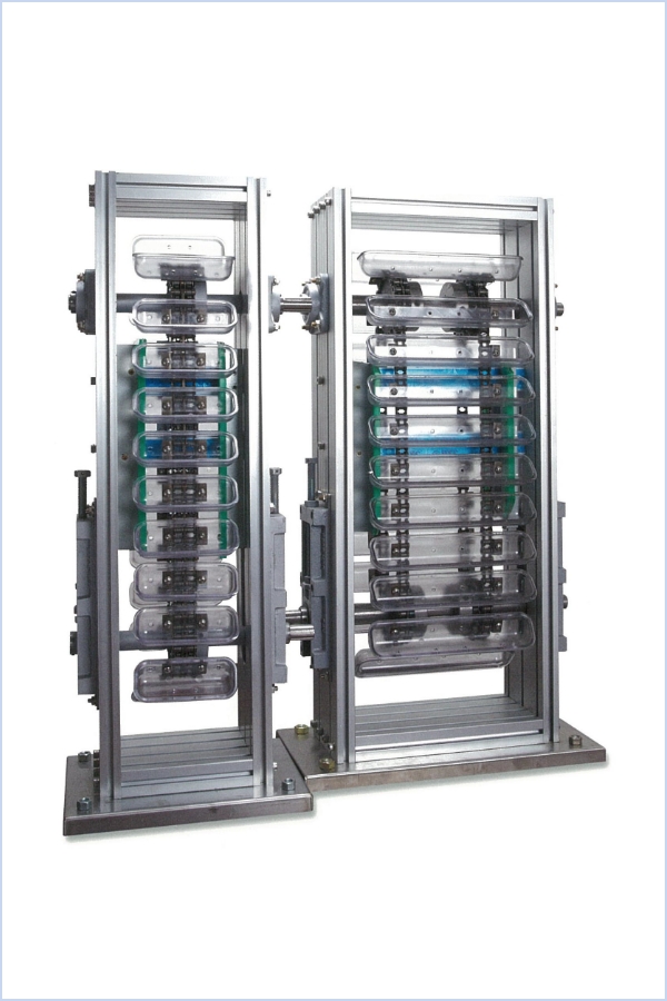 ゴルフボール配球設備｜縦型コンベア｜AACS-T3/T6